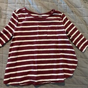 Old Navy Toddler Girl Striped Long Sleeve Tee